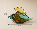 Murano Glass shell sculpture