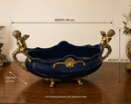 Grand Cobalt Blue Sèvres Style Statement Bowl