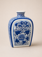 Bleu Blanc blossom vase