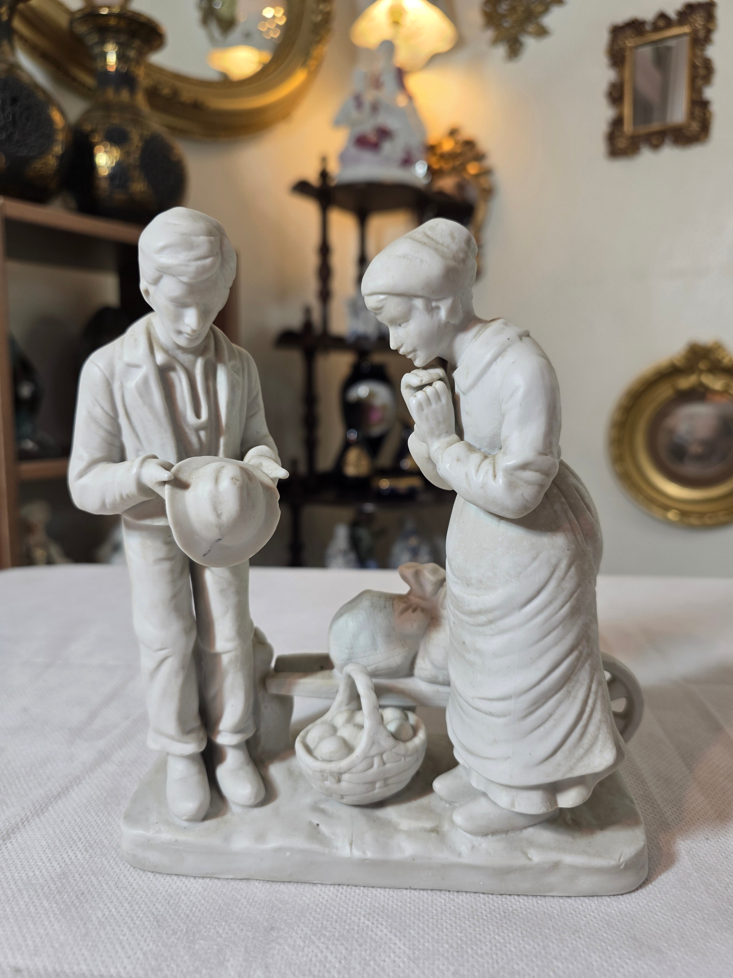 Antique Parian Ware Figurine