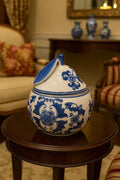 Bleu Blanc Lidded Jar