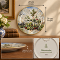 Vintage AK Kaiser W. Germany Botanical Porcelain Collector Plate - "Bärentraube" (Bearberry) Fine China Gold Rimmed