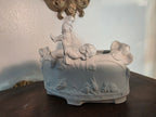 French bisque porcelain Figurine Planter