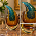 ✨ Murano Teardrop Art Glass Sculpture