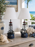 ⚓ Set of 2 Coastal Lighthouse Table Lamps