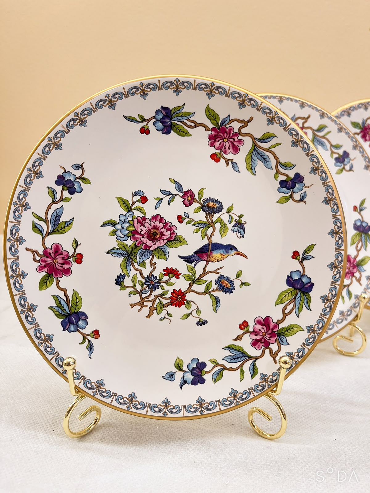 Royal Garden Porcelain Dessert Set
