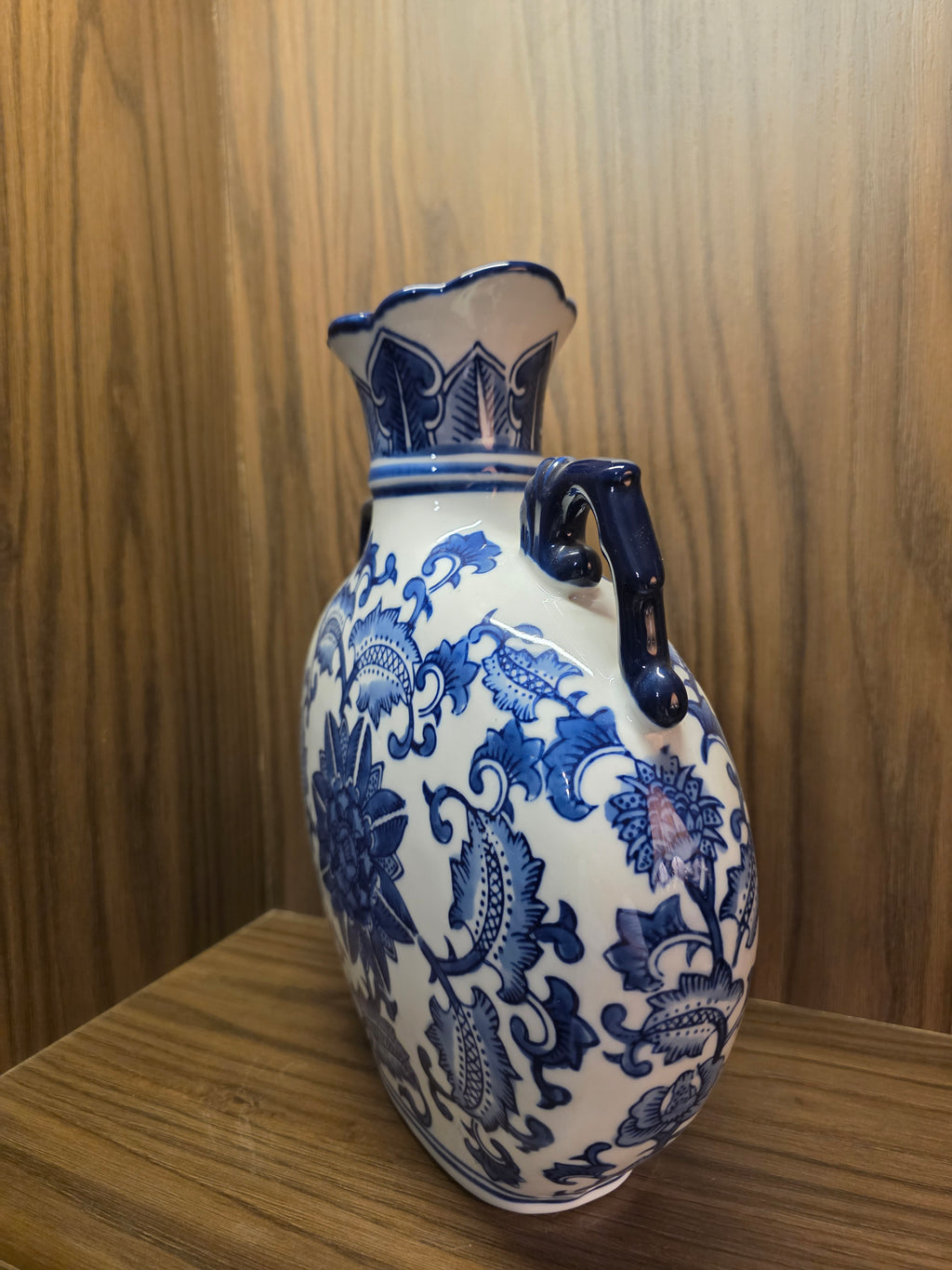 Bleu Blanc Twin Handle Vase