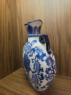 Bleu Blanc Twin Handle Vase