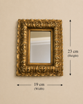 Small Ornate Resin Accent Mirror