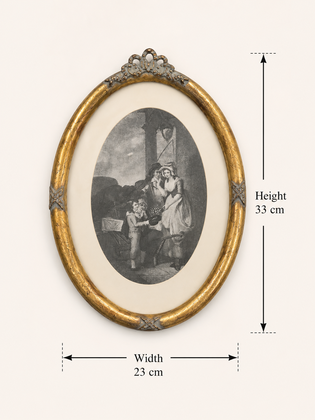 Classic European Vintage Gravure