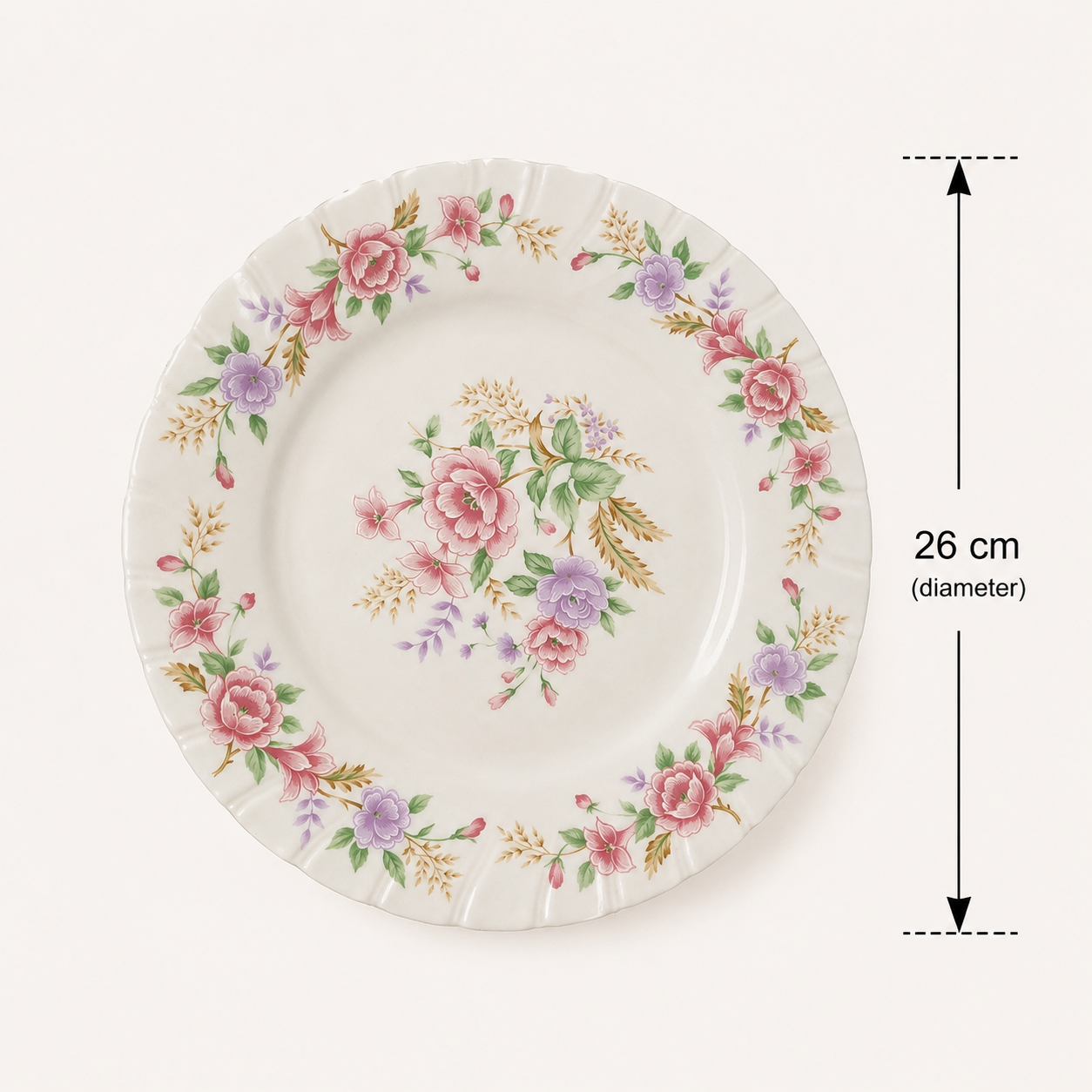Vintage Tasim Floral Decorative Plate – Made in Japan