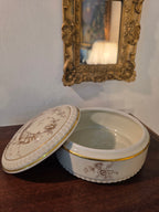 Limoges France Porcelain Lidded Box – Vintage Floral Elegance (Ribes)