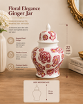 Blooming Elegance Ginger Jar