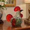 Colorful Murano Glass Rooster