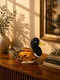 Murano Handcrafted Glass Duck Figurine