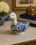 Bleu Blanc Decorative Duck
