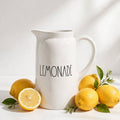 Classic Lemonade Ceramic Pitcher – 22 cm
