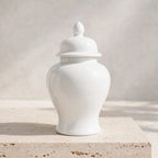 Classic White Ginger Jar