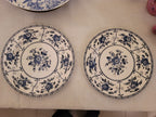 Vintage Johnson Brothers "Indies" Blue and White Transferware Plate, Made in England (Late 20th Century)