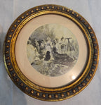 Round Vintage Gallery Pair