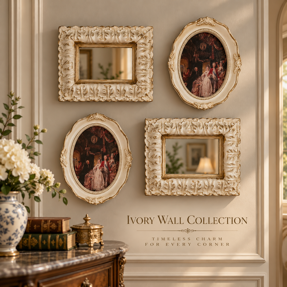 The Ivory Elegance Resin Collection – Timeless Wall Décor - 04
