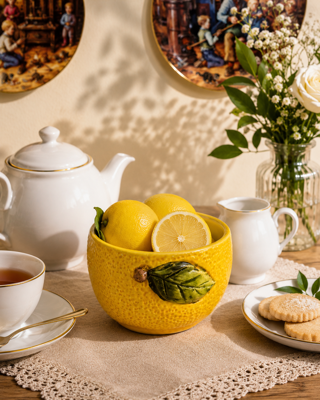 Lemon Ceramic Small Bowl