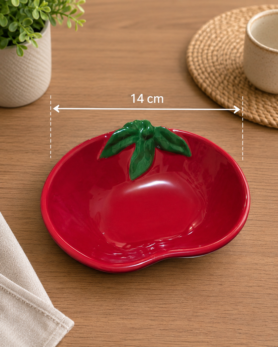 Tomato Charm Ceramic Bowl