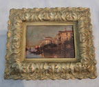 Vintage European Miniature Landscape Wall Art Set