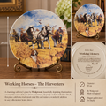 🌾 Vintage Wedgwood "The Harvesters" Collector Plate - 20 cm