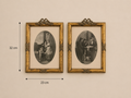 Antique Style European Gravure Frame Set