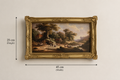 Vintage Countryside Landscape Wall Art – Ornate Resin Frame