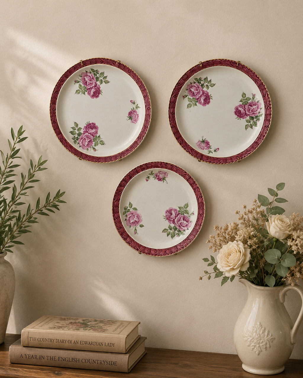 Barker Bros. Tudor Ware Decorative Wall Plates