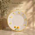 Lemon Garden Ceramic Serving Plate – 30 cm
