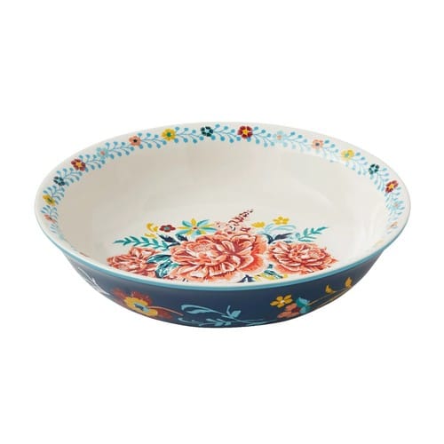The Pioneer Woman Keepsake Floral Stoneware large Serve Bowl