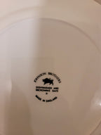 Vintage Johnson Brothers "Indies" Blue and White Transferware Plate, Made in England (Late 20th Century)