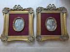 Vintage Gilded Portrait Frames – Set of Two