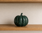 Green Decorative Pumpkin – Minimal Statement Piece