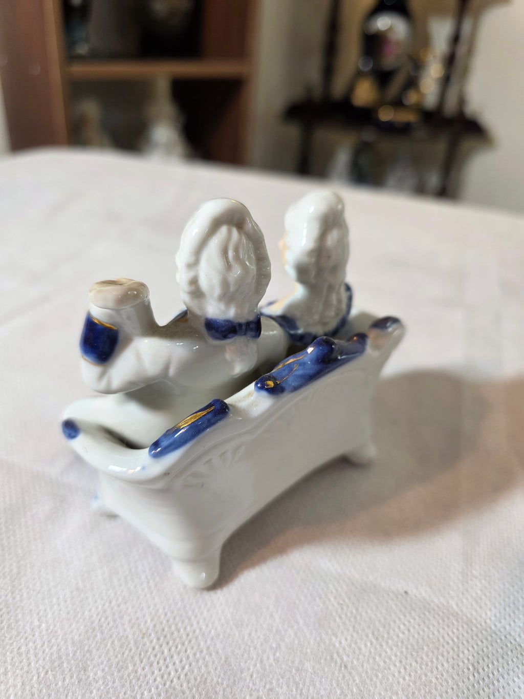 Victorian style small porcelain figurine