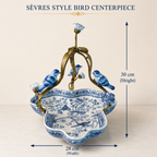 Sèvres Style Bird & Blossom Centerpiece