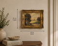 Vintage Framed Countryside Landscape Resin frame