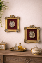 Vintage Gilded Portrait Frames – Set of Two