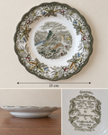 Vintage Ridgway Staffordshire "Heritage '75" Display Plate – Queenston, Early Canada Scene