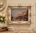 Resin Ivory Rococo Venetian Wall Art