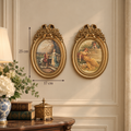 Romantic Elegance – Classic Ornate Resin Wall Art Pair