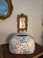Bleu Blanc Porcelain Napkin Holder