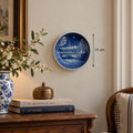 Vintage 1991 Bing & Grøndahl Christmas Plate - "The Copenhagen Stock Exchange"