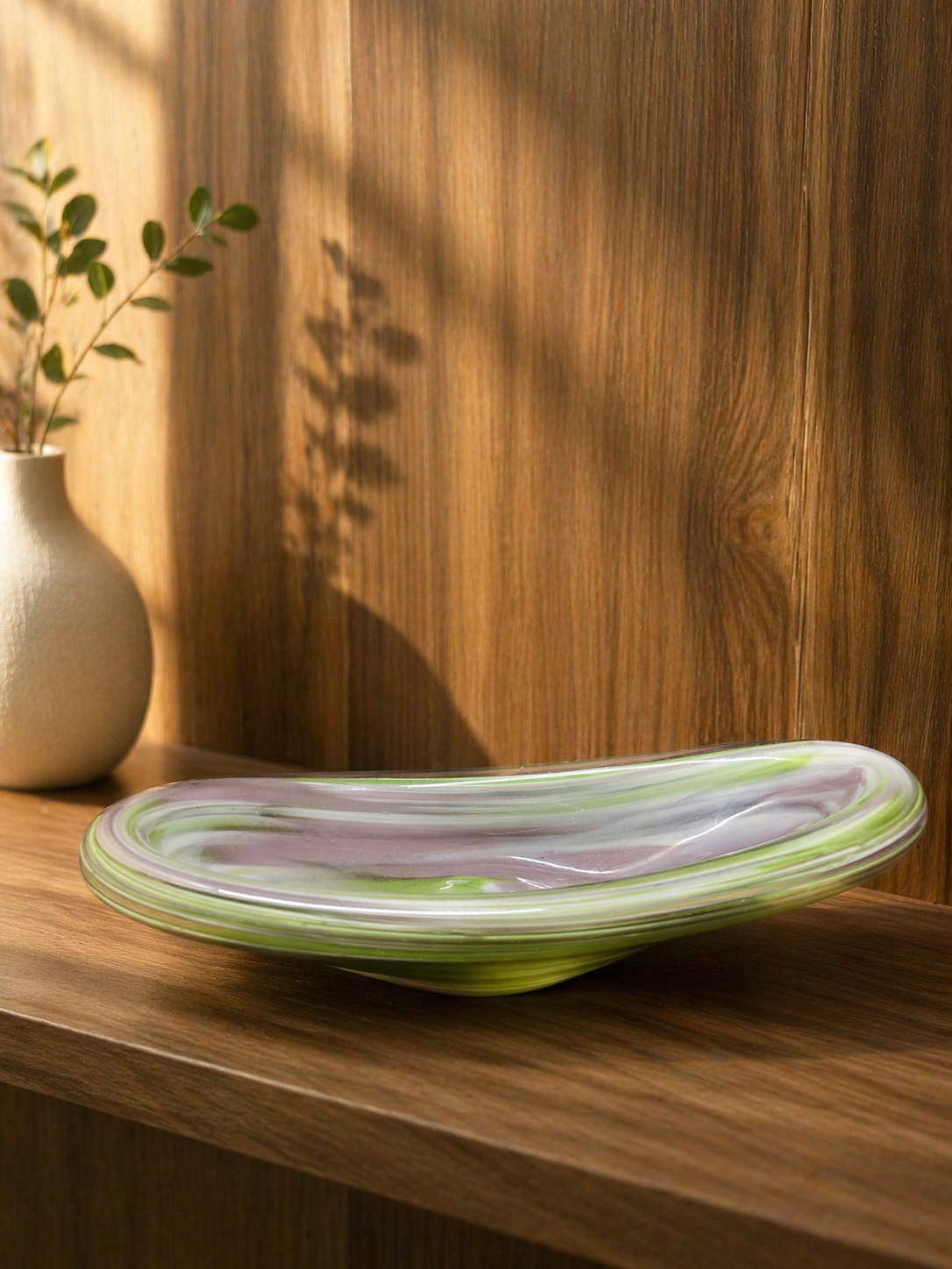 Authentic Murano Glass Freeform Bowl