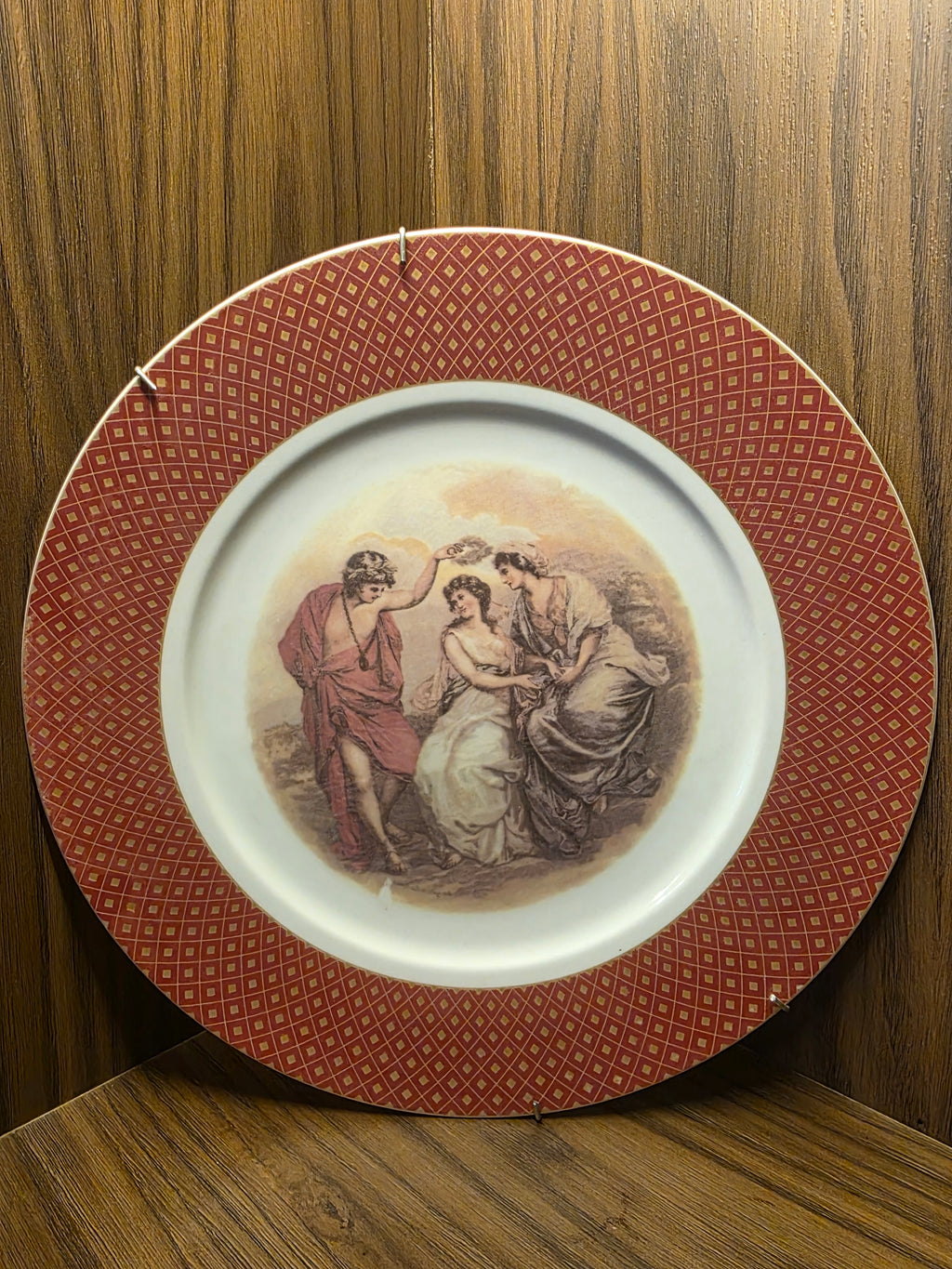 Vintage European Portrait Plate