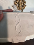 French bisque porcelain Figurine Planter
