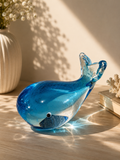 Ocean Whisper Small Glass Whale
